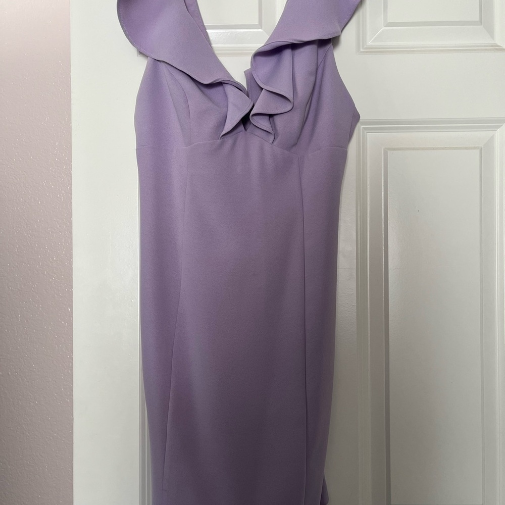 Aidan Mattox lavender dress size 2 - Picture 2 of 4